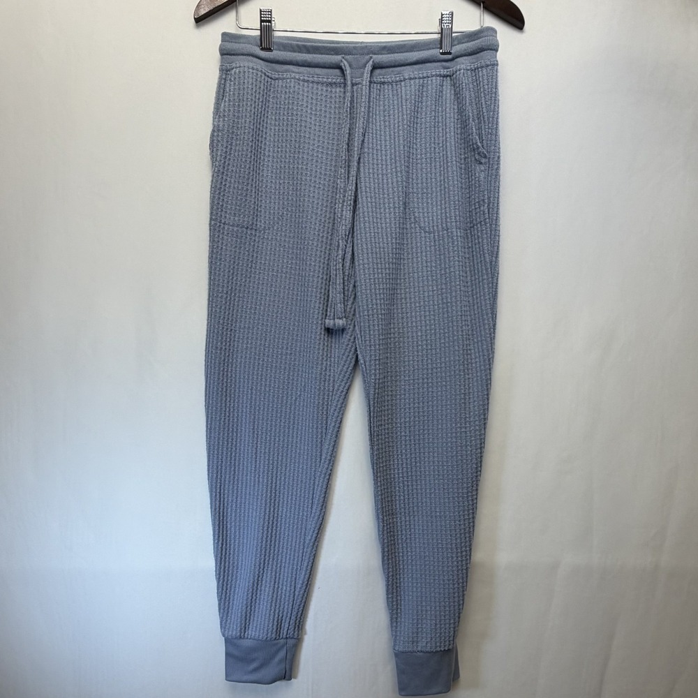 Alfani Intimates‎ Blue Waffle Knit Jogger Loungewear Pants Size M